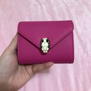 New hot pink card holder